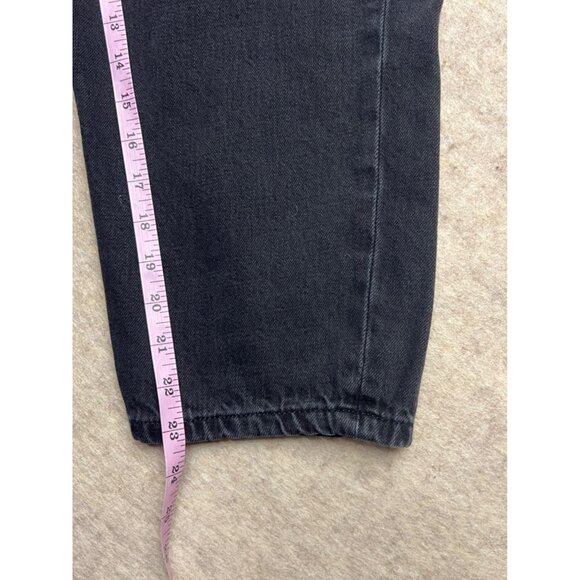 Gap Denim 1969 Black High Rise Mom Jean Size 16/33 Petite - Picture 10 of 10
